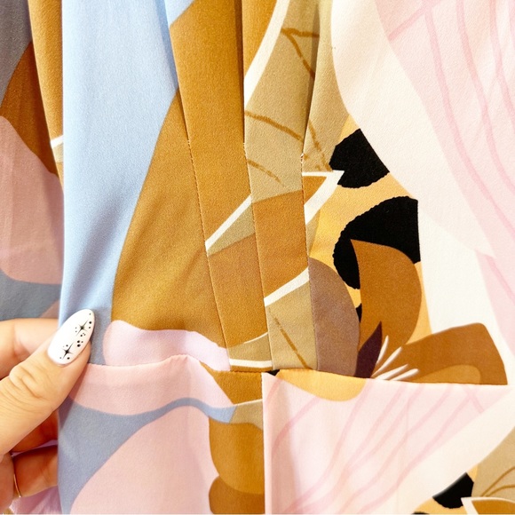 NWT Anthropologie Hutch Bloom Wrap Midi Dress 3X - Picture 9 of 12